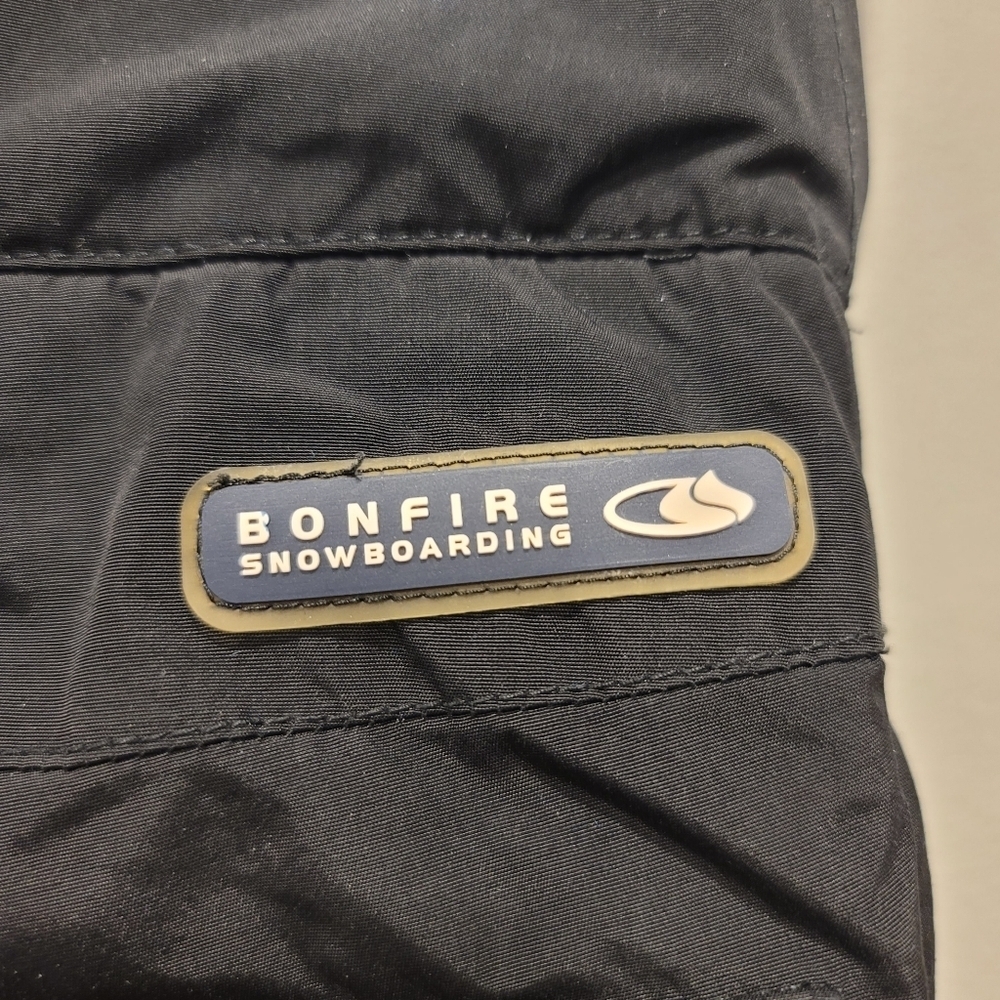 Bonfire Waterproof Snowboarding Black Snow Pants - S